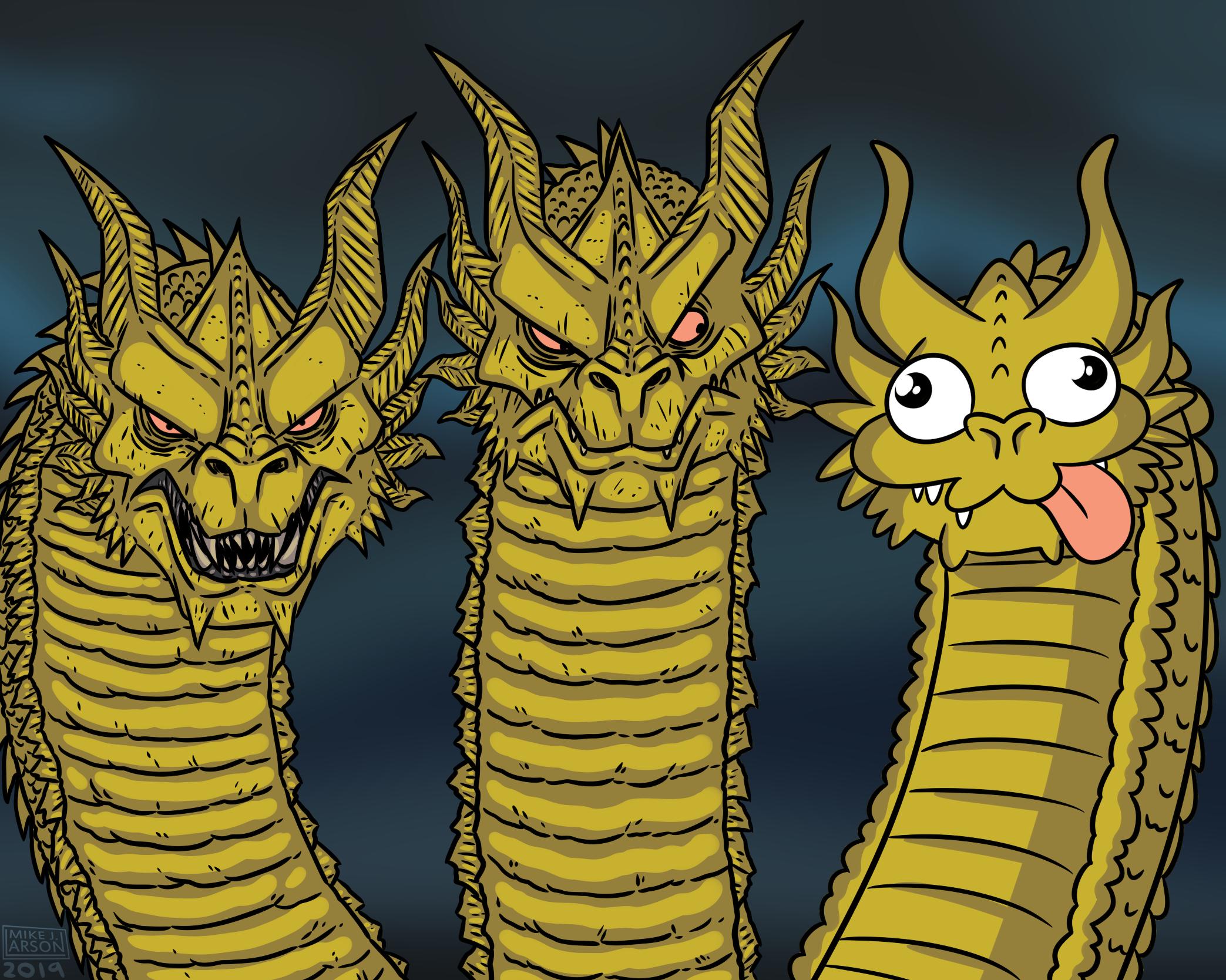 three dragons