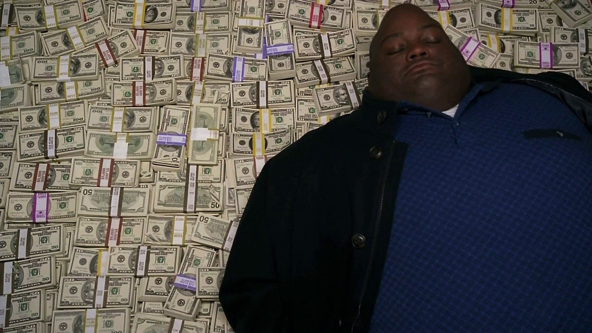 sleeping on cash